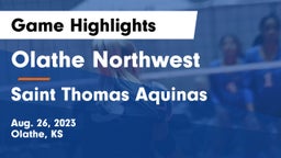 Olathe Northwest  vs Saint Thomas Aquinas  Game Highlights - Aug. 26, 2023