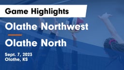 Olathe Northwest  vs Olathe North  Game Highlights - Sept. 7, 2023