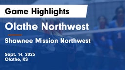 Olathe Northwest  vs Shawnee Mission Northwest  Game Highlights - Sept. 14, 2023