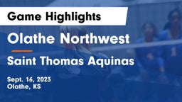 Olathe Northwest  vs Saint Thomas Aquinas  Game Highlights - Sept. 16, 2023