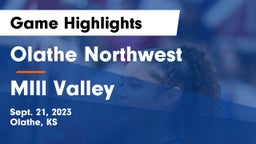 Olathe Northwest  vs MIll Valley  Game Highlights - Sept. 21, 2023