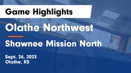 Olathe Northwest  vs Shawnee Mission North  Game Highlights - Sept. 26, 2023