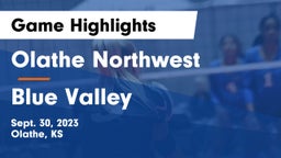 Olathe Northwest  vs Blue Valley  Game Highlights - Sept. 30, 2023