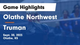 Olathe Northwest  vs Truman  Game Highlights - Sept. 30, 2023
