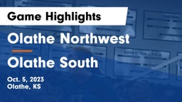 Olathe Northwest  vs Olathe South  Game Highlights - Oct. 5, 2023