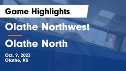 Olathe Northwest  vs Olathe North  Game Highlights - Oct. 9, 2023