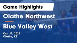 Olathe Northwest  vs Blue Valley West  Game Highlights - Oct. 12, 2023