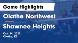 Olathe Northwest  vs Shawnee Heights  Game Highlights - Oct. 14, 2023