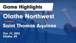 Olathe Northwest  vs Saint Thomas Aquinas  Game Highlights - Oct. 17, 2023