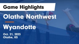 Olathe Northwest  vs Wyandotte  Game Highlights - Oct. 21, 2023
