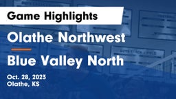 Olathe Northwest  vs Blue Valley North  Game Highlights - Oct. 28, 2023