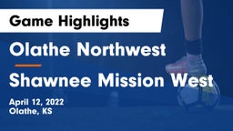 Olathe Northwest  vs Shawnee Mission West Game Highlights - April 12, 2022