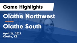 Olathe Northwest  vs Olathe South  Game Highlights - April 26, 2022