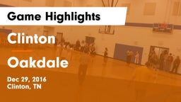 Clinton  vs Oakdale Game Highlights - Dec 29, 2016