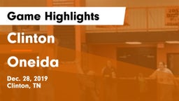 Clinton  vs Oneida Game Highlights - Dec. 28, 2019