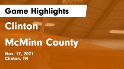 Clinton  vs McMinn County  Game Highlights - Nov. 17, 2021