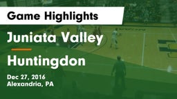 Juniata Valley  vs Huntingdon  Game Highlights - Dec 27, 2016