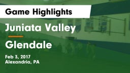 Juniata Valley  vs Glendale  Game Highlights - Feb 3, 2017