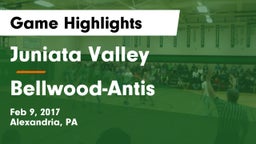 Juniata Valley  vs Bellwood-Antis  Game Highlights - Feb 9, 2017