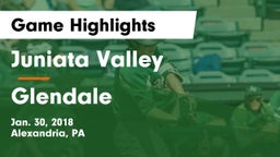 Juniata Valley  vs Glendale  Game Highlights - Jan. 30, 2018