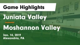 Juniata Valley  vs Moshannon Valley  Game Highlights - Jan. 14, 2019
