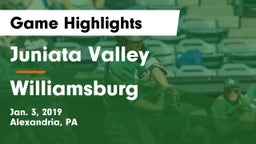 Juniata Valley  vs Williamsburg  Game Highlights - Jan. 3, 2019