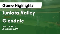 Juniata Valley  vs Glendale  Game Highlights - Jan. 25, 2019