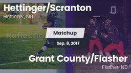 Matchup: Hettinger/Scranton vs. Grant County/Flasher  2017