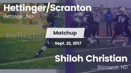 Matchup: Hettinger/Scranton vs. Shiloh Christian  2016