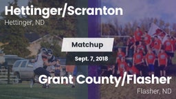 Matchup: Hettinger/Scranton vs. Grant County/Flasher  2018