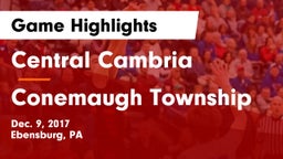 Central Cambria  vs Conemaugh Township Game Highlights - Dec. 9, 2017