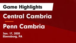 Central Cambria  vs Penn Cambria  Game Highlights - Jan. 17, 2020