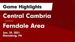 Central Cambria  vs Ferndale  Area  Game Highlights - Jan. 29, 2021