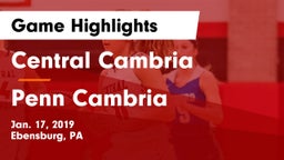 Central Cambria  vs Penn Cambria  Game Highlights - Jan. 17, 2019