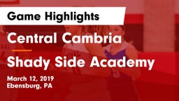 Central Cambria  vs Shady Side Academy Game Highlights - March 12, 2019