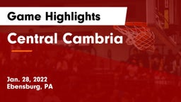 Central Cambria  Game Highlights - Jan. 28, 2022
