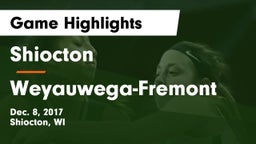 Shiocton  vs Weyauwega-Fremont  Game Highlights - Dec. 8, 2017