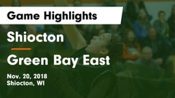 Shiocton  vs Green Bay East  Game Highlights - Nov. 20, 2018