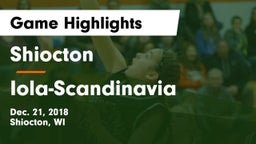 Shiocton  vs Iola-Scandinavia  Game Highlights - Dec. 21, 2018