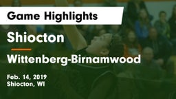 Shiocton  vs Wittenberg-Birnamwood  Game Highlights - Feb. 14, 2019