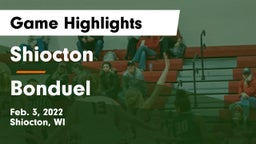 Shiocton  vs Bonduel  Game Highlights - Feb. 3, 2022