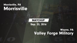 Matchup: Morrisville High vs. Valley Forge Military  2016