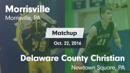 Matchup: Morrisville High vs. Delaware County Christian  2016