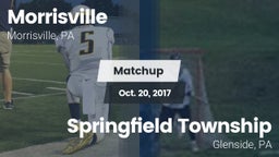 Matchup: Morrisville High vs. Springfield Township  2017