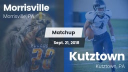 Matchup: Morrisville High vs. Kutztown  2018