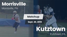 Matchup: Morrisville High vs. Kutztown  2019