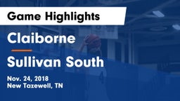 Claiborne  vs Sullivan South  Game Highlights - Nov. 24, 2018