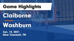 Claiborne  vs Washburn  Game Highlights - Jan. 14, 2021