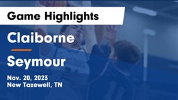 Claiborne  vs Seymour  Game Highlights - Nov. 20, 2023