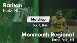 Matchup: Raritan  vs. Monmouth Regional  2016
